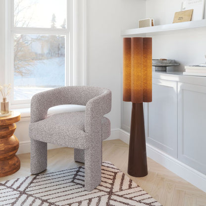 Zuo Modern Violet Steel Brown Floor Lamp