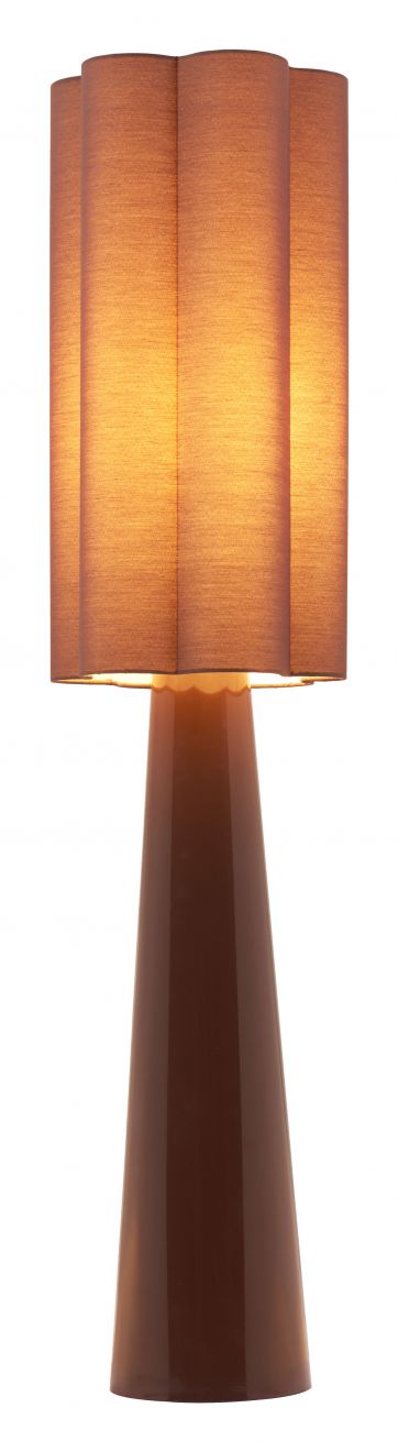 Zuo Modern Violet Steel Brown Floor Lamp