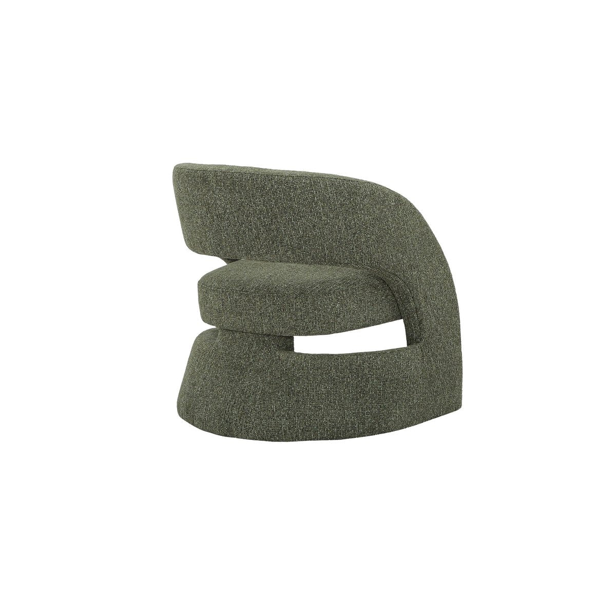 LH Home Virgo Deep Toned Fabric Club Chair