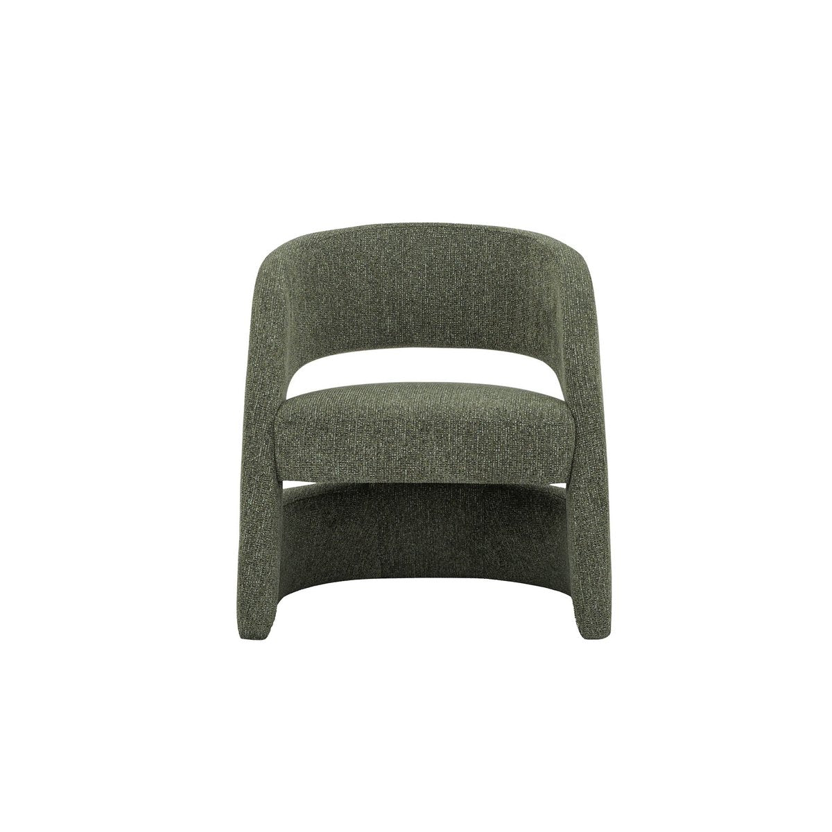 LH Home Virgo Deep Toned Fabric Club Chair