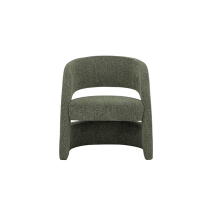 LH Home Virgo Deep Toned Fabric Club Chair