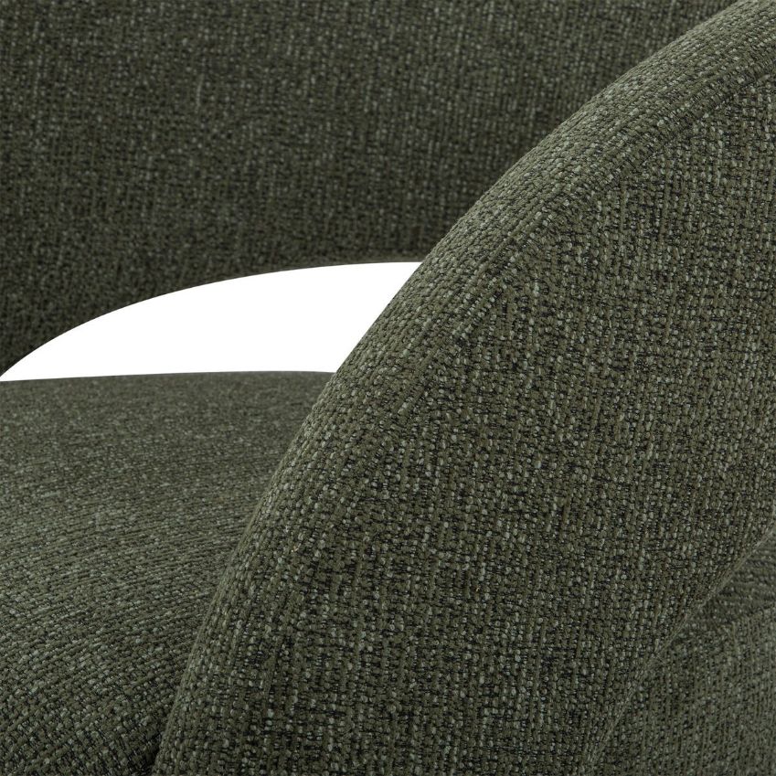 LH Home Virgo Deep Toned Fabric Club Chair