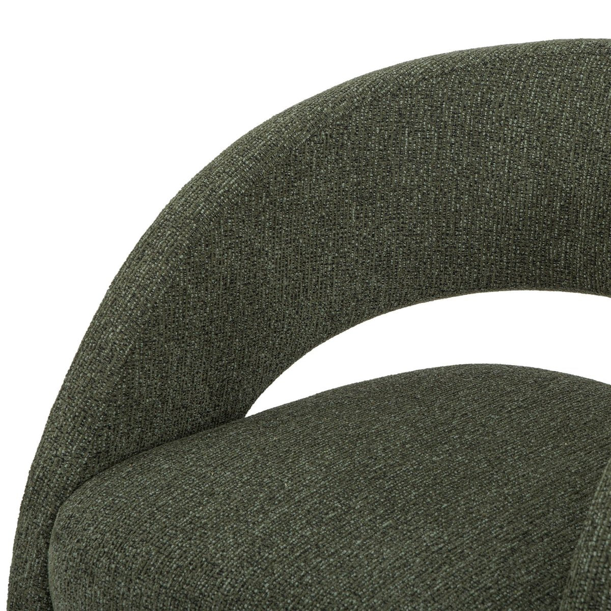 LH Home Virgo Deep Toned Fabric Club Chair