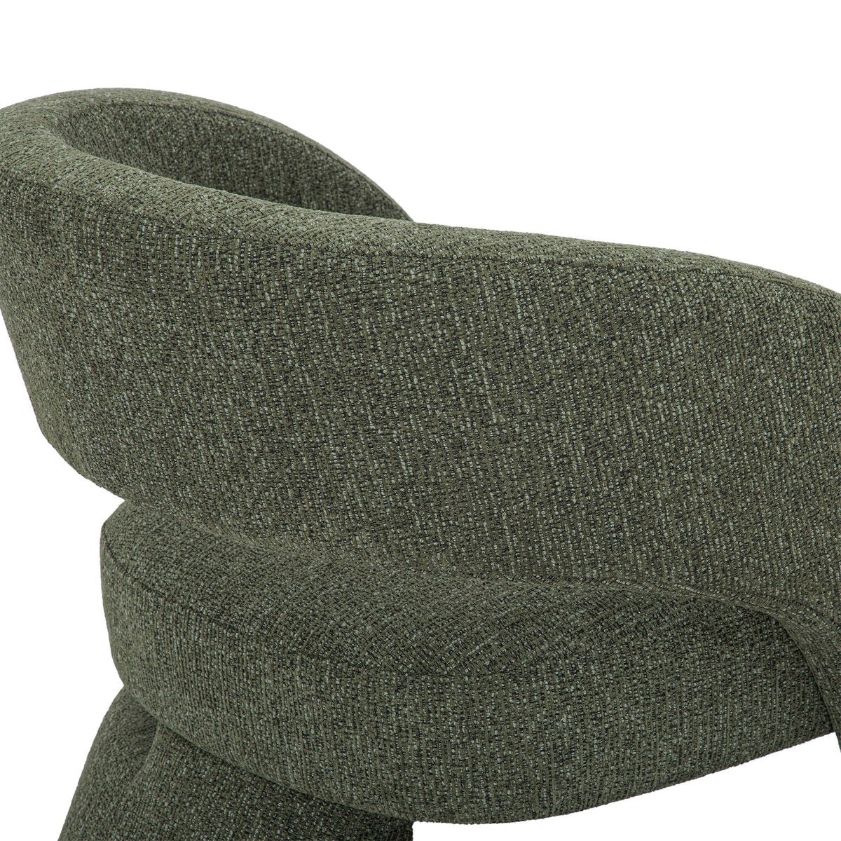 LH Home Virgo Deep Toned Fabric Club Chair