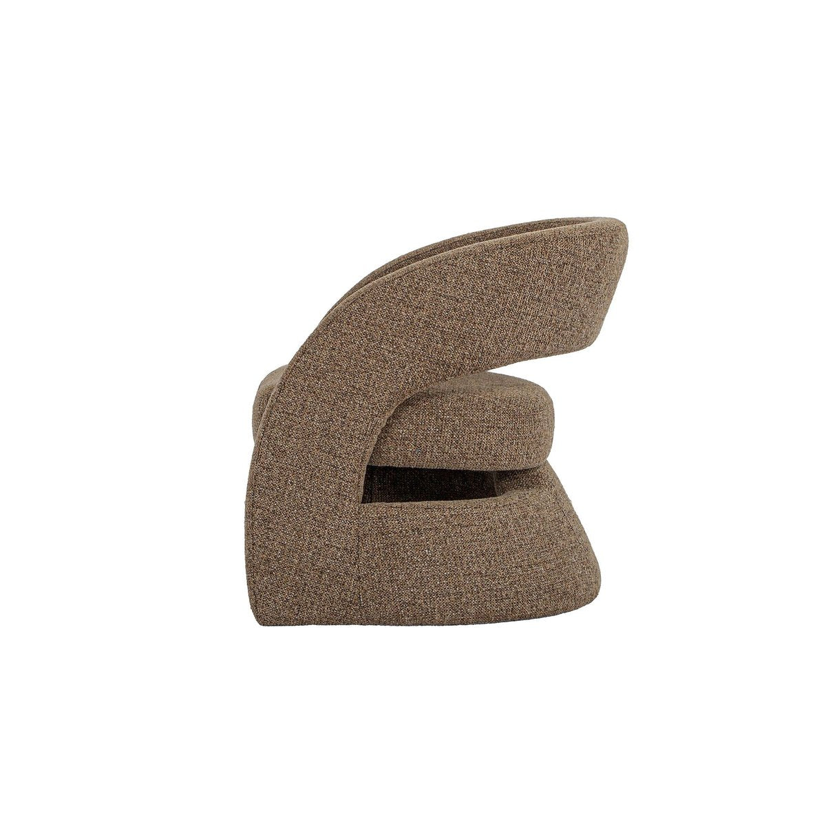 LH Home Virgo Deep Toned Fabric Club Chair