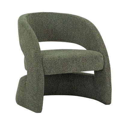 LH Home Virgo Deep Toned Fabric Club Chair