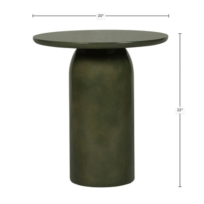 LH Home Vision Concrete Outdoor Side Table