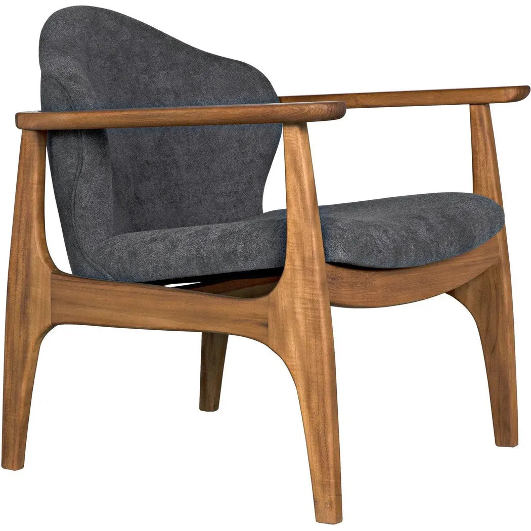 Vittorio Chair w/ Grey Fabric