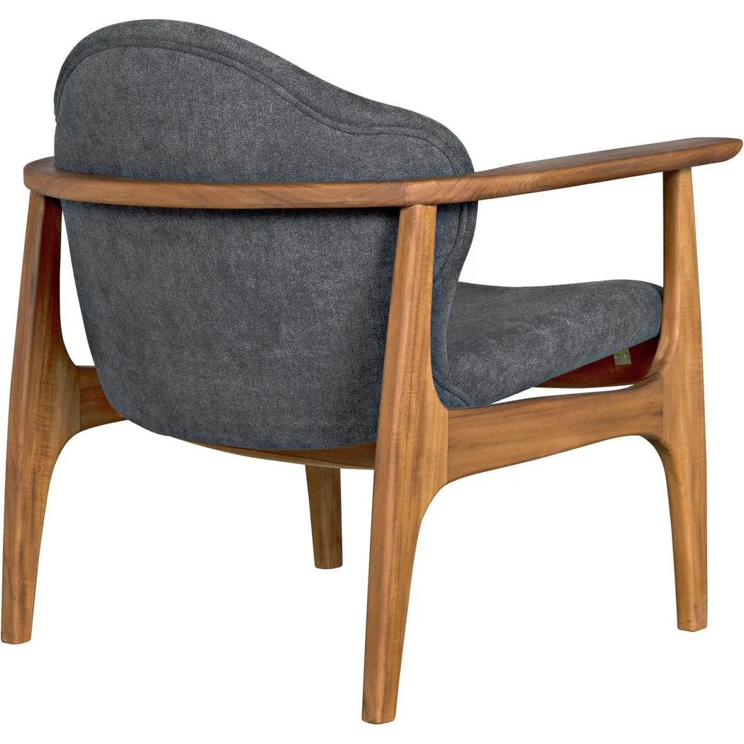 Vittorio Chair w/ Grey Fabric