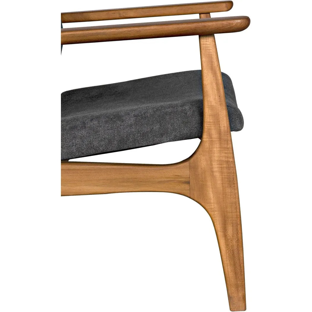 Vittorio Chair w/ Grey Fabric