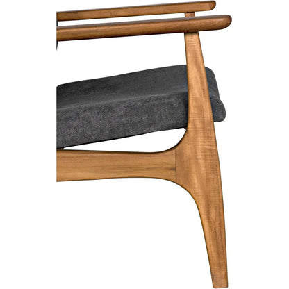 Vittorio Chair w/ Grey Fabric