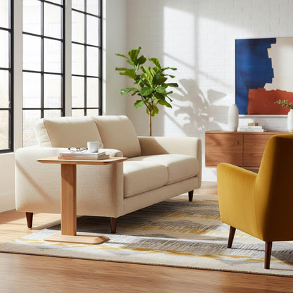 LH Home Vive Wooden Rectangular Side Table