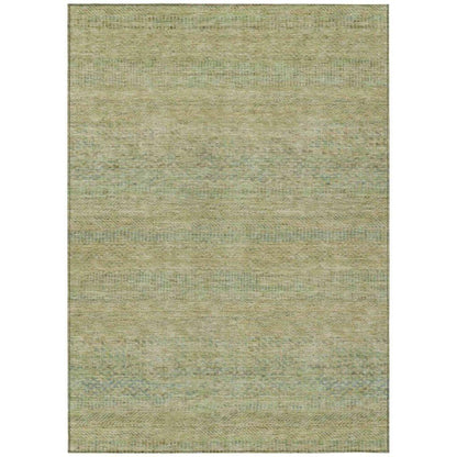 LOOMLAN Rugs Viviennea Gold Washable Indoor-Outdoor Rug