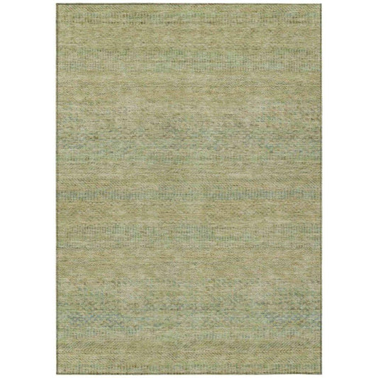 LOOMLAN Rugs Viviennea Gold Washable Indoor-Outdoor Rug