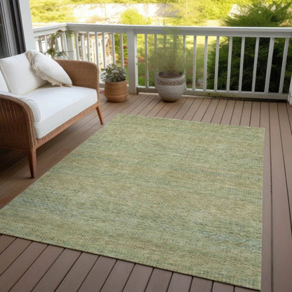 LOOMLAN Rugs Viviennea Gold Washable Indoor-Outdoor Rug
