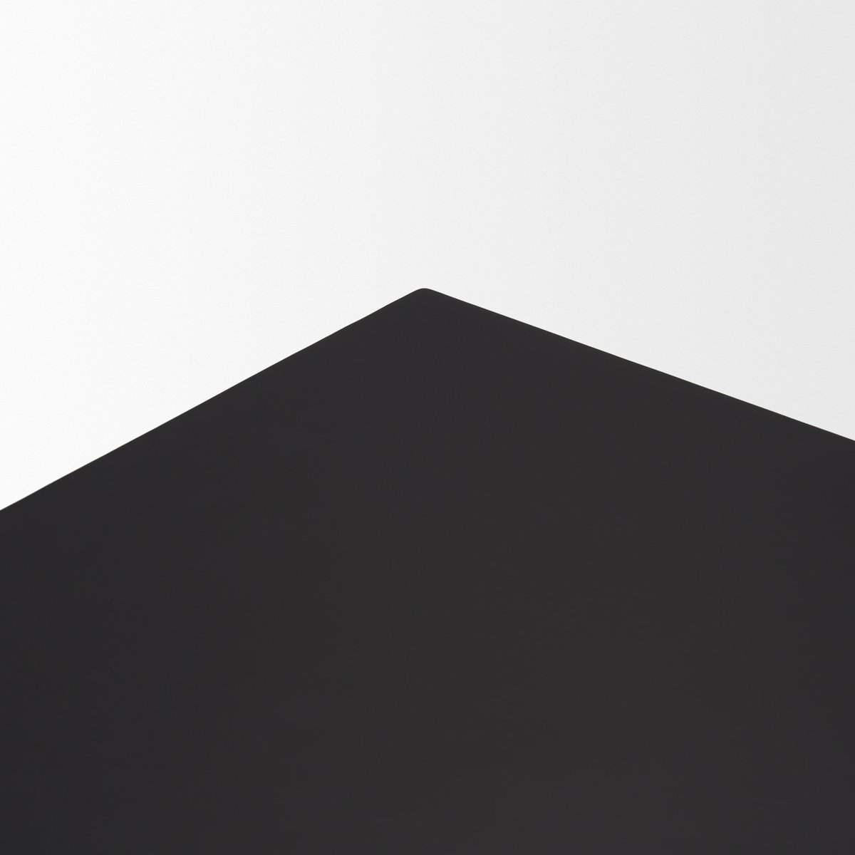 Mercana Vondra Matte Black Metal Square Side Table