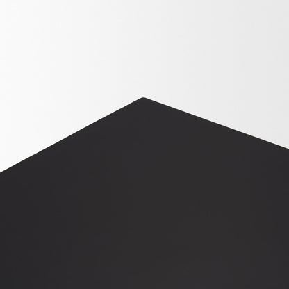Mercana Vondra Matte Black Metal Square Side Table