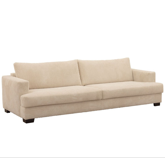 LOOMLAN Custom Upholstery Waterfall Scandinavian Minimalist Fabric Loveseat