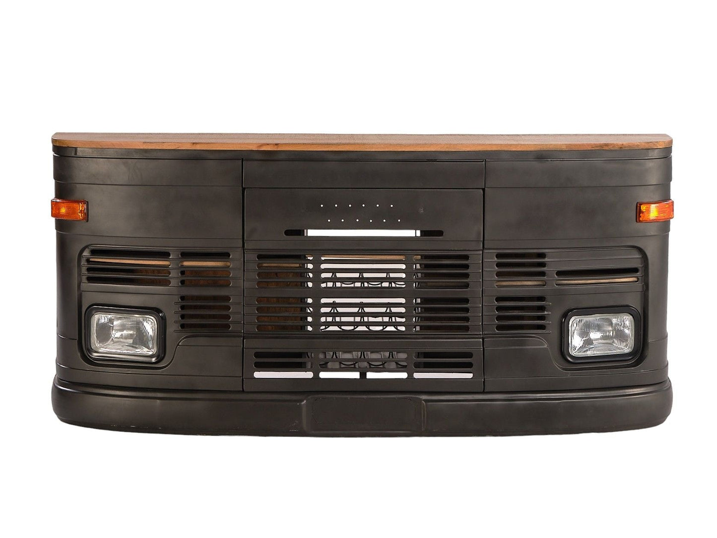 LOOMLAN Coldstream Wooden Dark Brown Bar Table