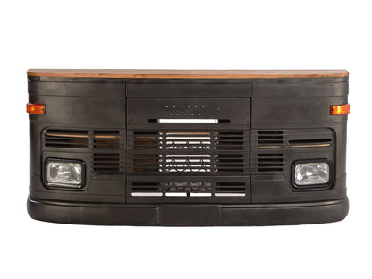 LOOMLAN Coldstream Wooden Dark Brown Bar Table