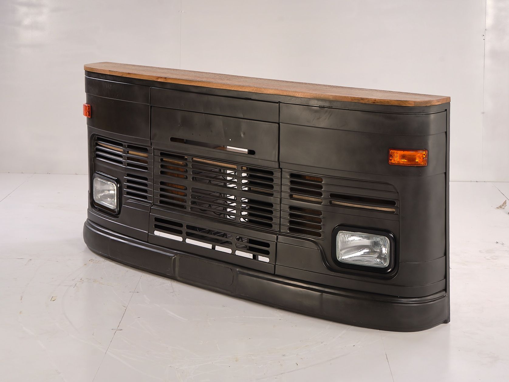 LOOMLAN Coldstream Wooden Dark Brown Bar Table
