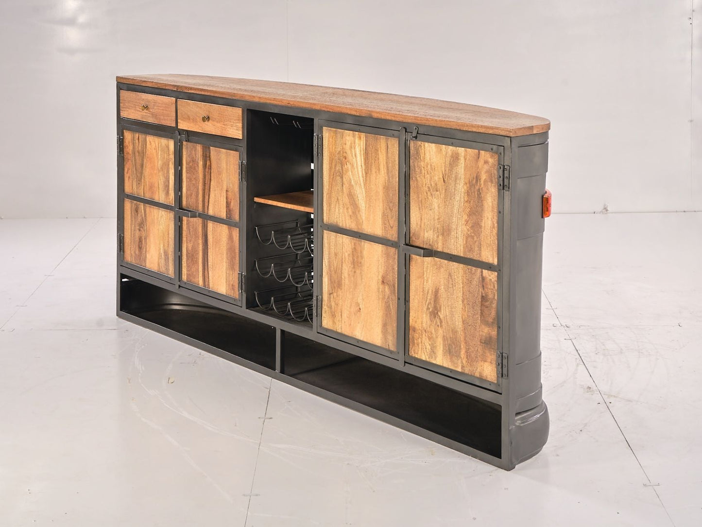 LOOMLAN Coldstream Wooden Dark Brown Bar Table