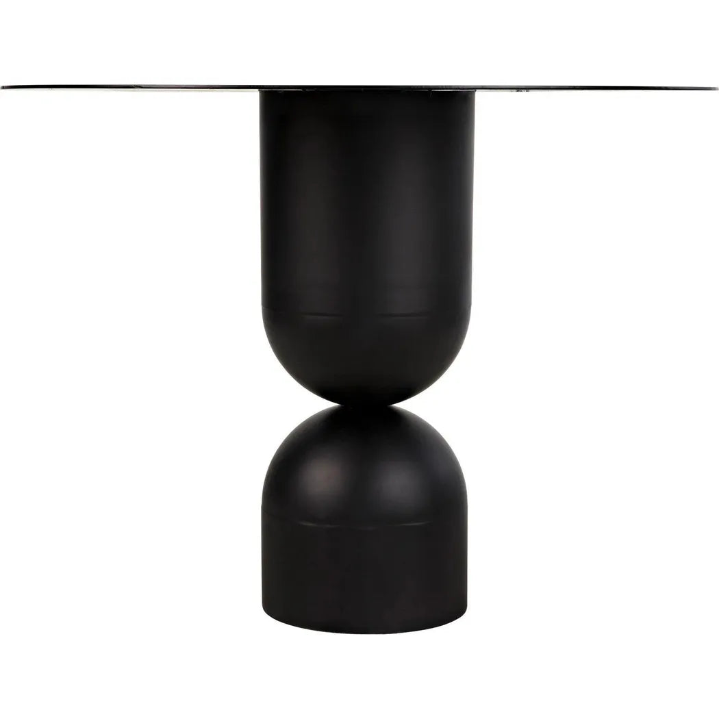 Wanda Dining Table, Black Steel