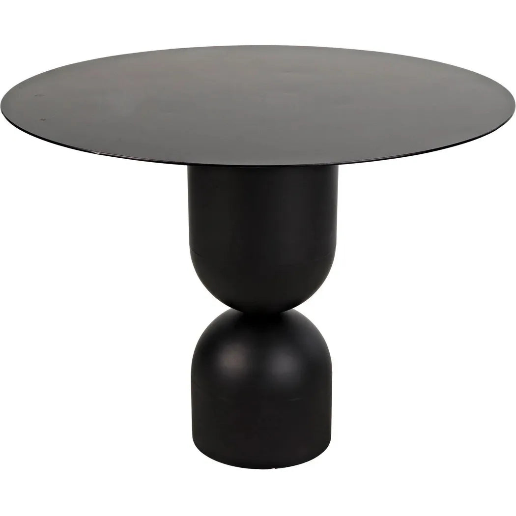 Wanda Dining Table, Black Steel