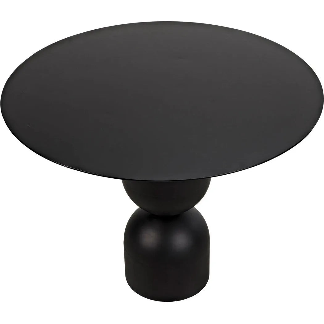 Wanda Dining Table, Black Steel