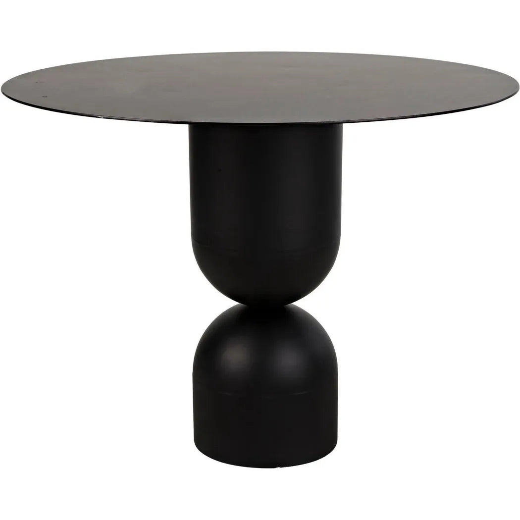 Wanda Dining Table, Black Steel