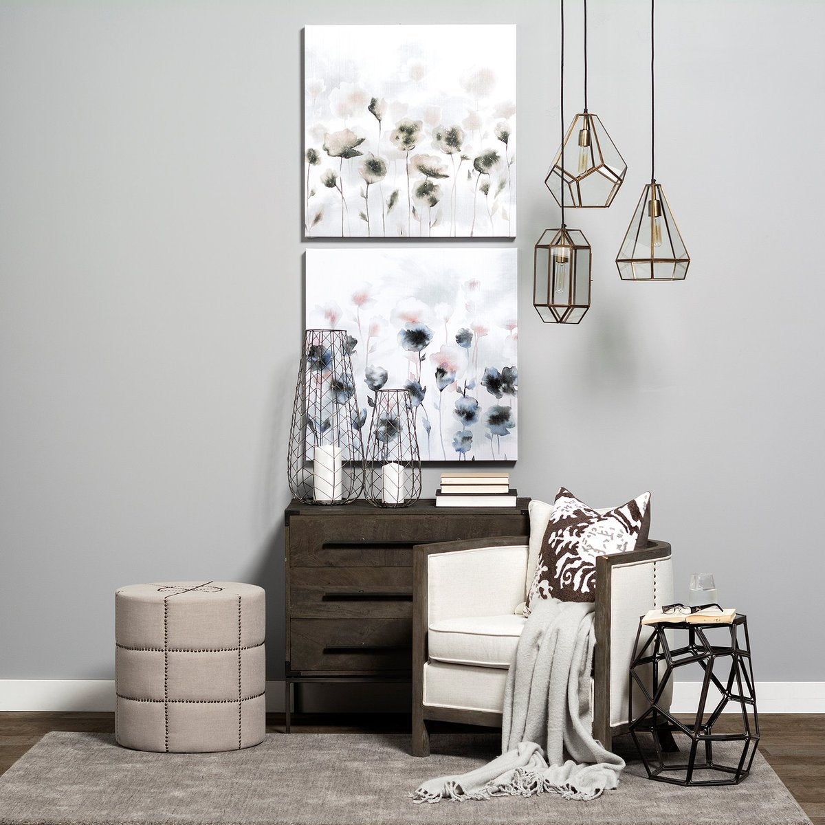 Mercana Ward Three Drawers Wooden Chest