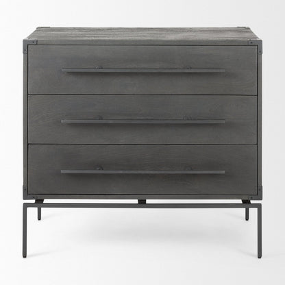 Mercana Ward Three Drawers Wooden Chest