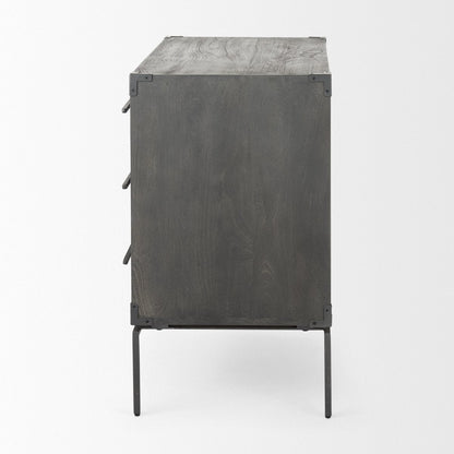Mercana Ward Three Drawers Wooden Chest