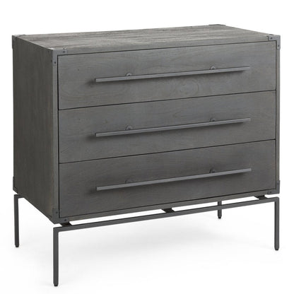 Mercana Ward Three Drawers Wooden Chest