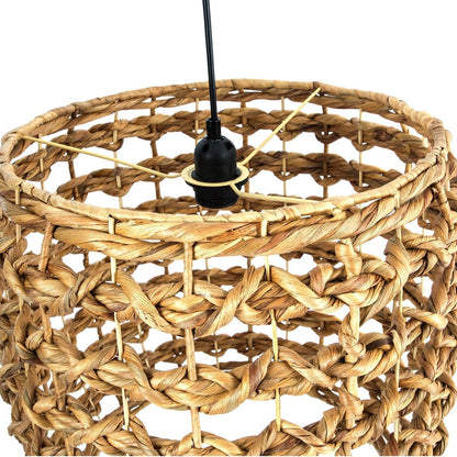 LH Home Water Hyacinth Long Chandelier
