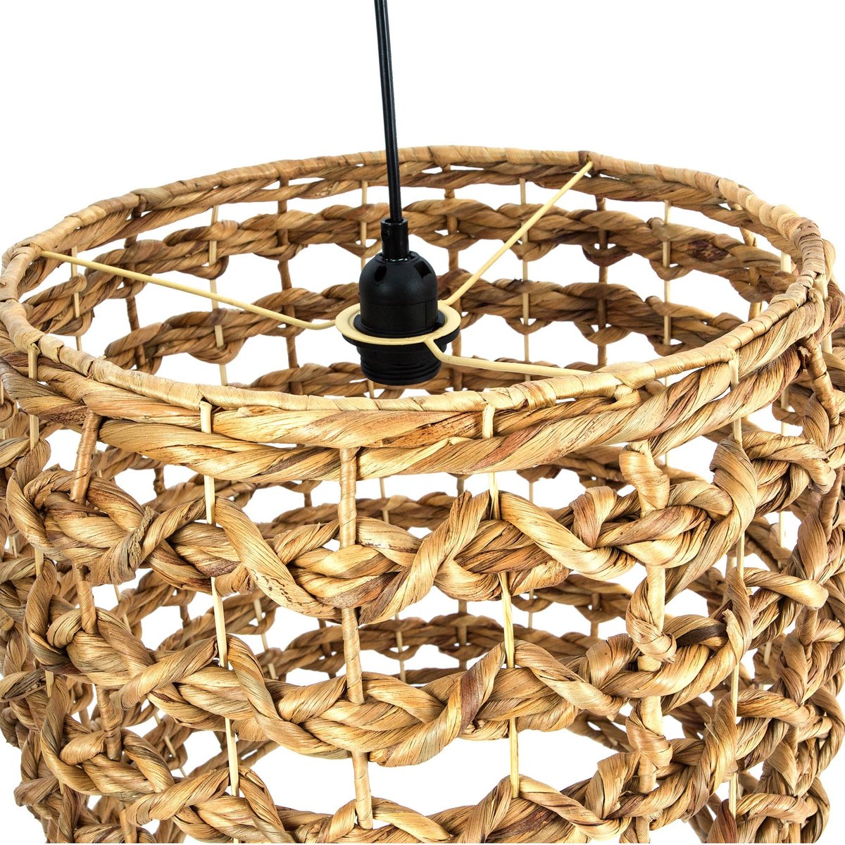 LH Home Water Hyacinth Round Chandelier