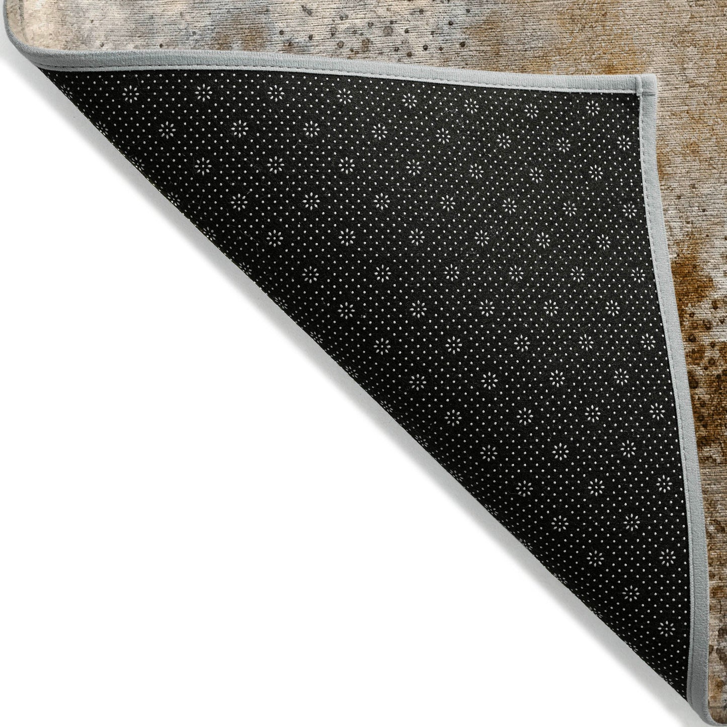 Addison Rugs Watercolors Brown Washable Indoor-Outdoor Rug