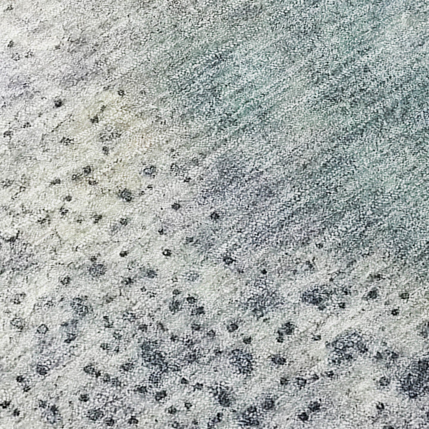 Watercolors Ivory Washable Indoor-Outdoor Rug