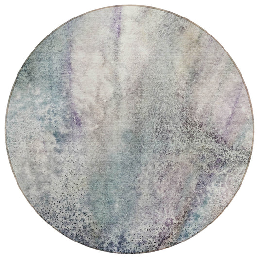 Watercolors Ivory Washable Indoor-Outdoor Rug