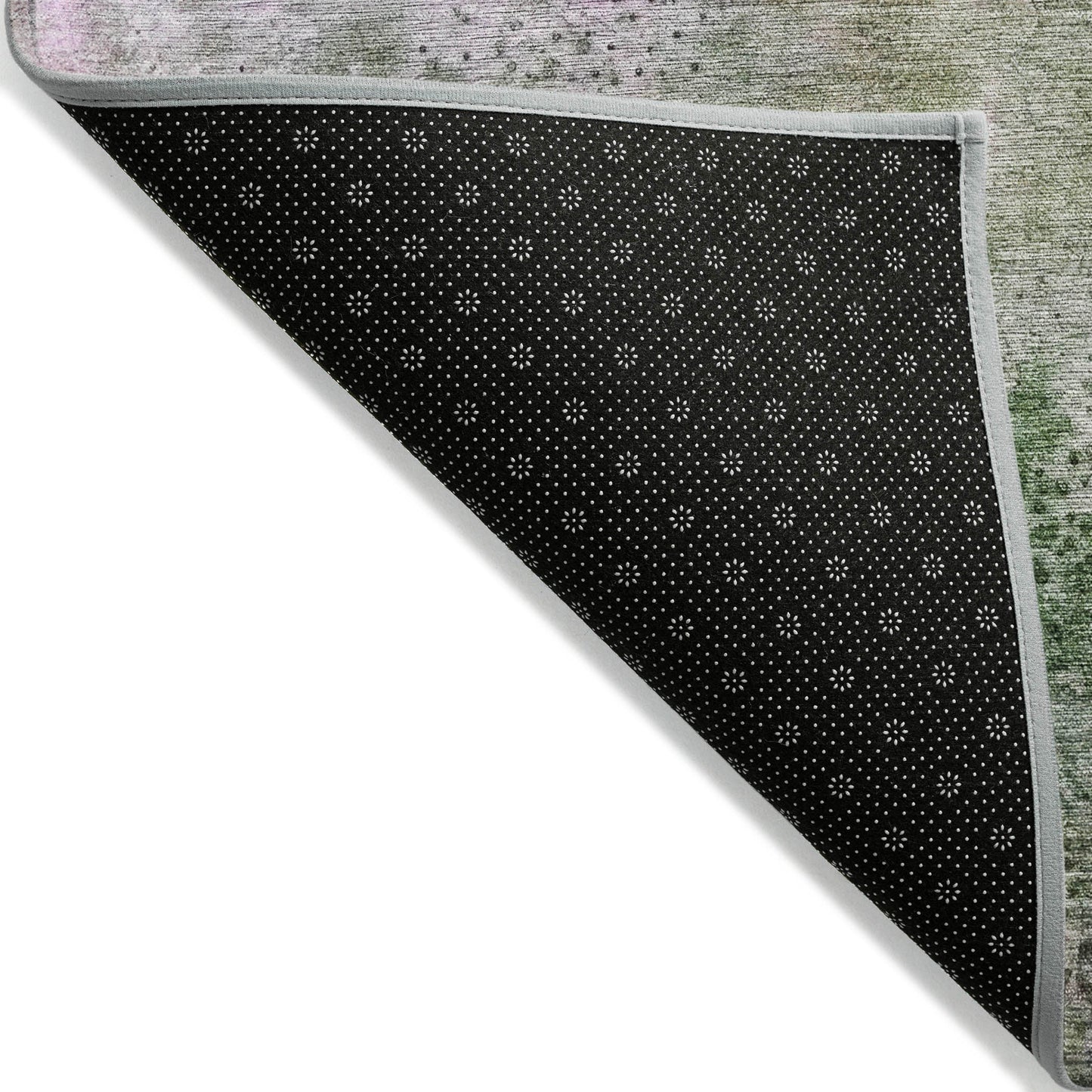 Addison Rugs Watercolors Purple Washable Indoor-Outdoor Rug