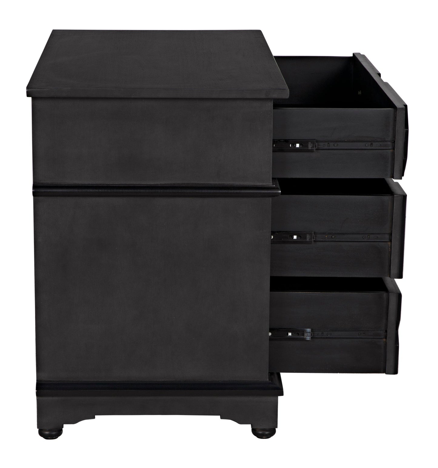 Watson Wood Black Dresser-Dressers-Noir-Sideboards and Things