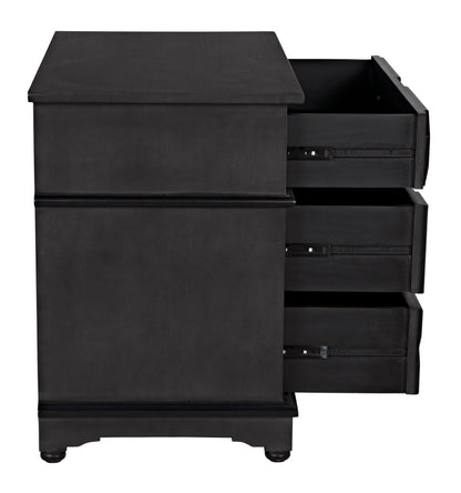 Watson Wood Black Dresser-Dressers-Noir-Sideboards and Things