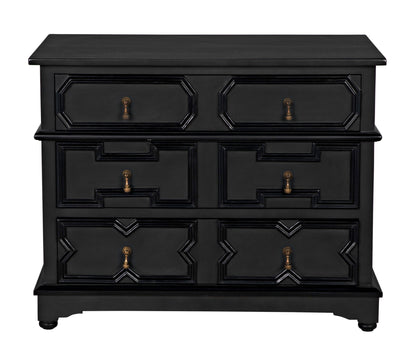 Watson Wood Black Dresser-Dressers-Noir-Sideboards and Things