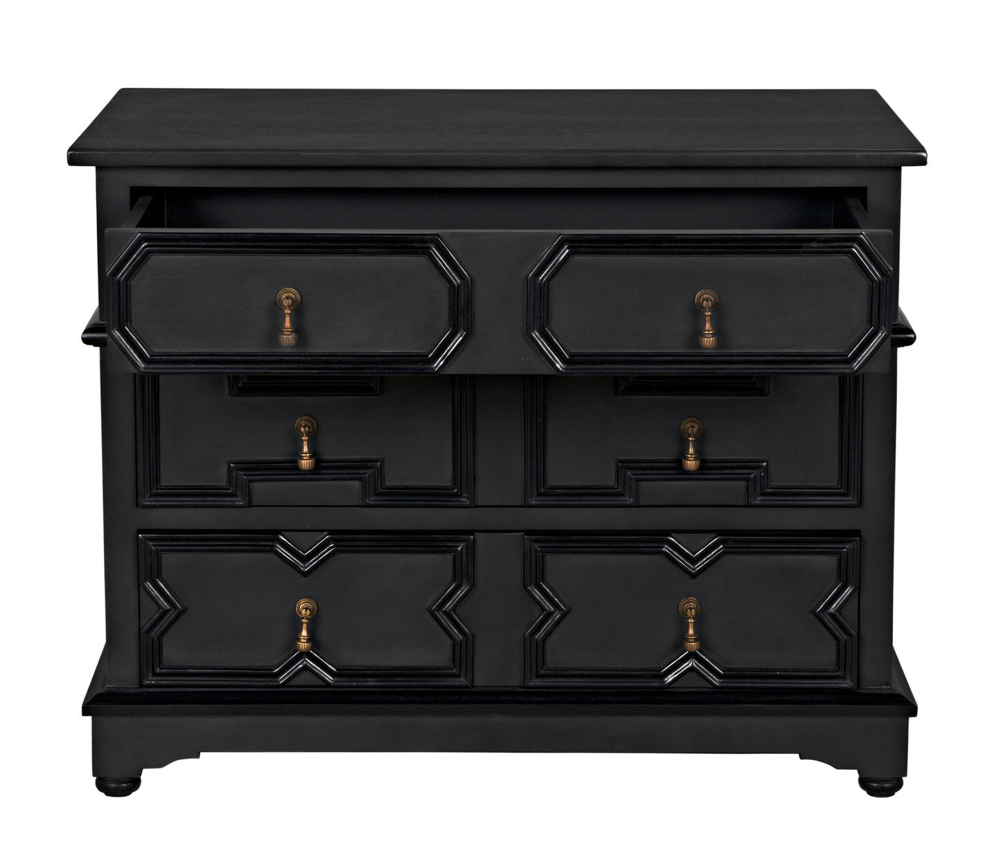 Watson Wood Black Dresser-Dressers-Noir-Sideboards and Things