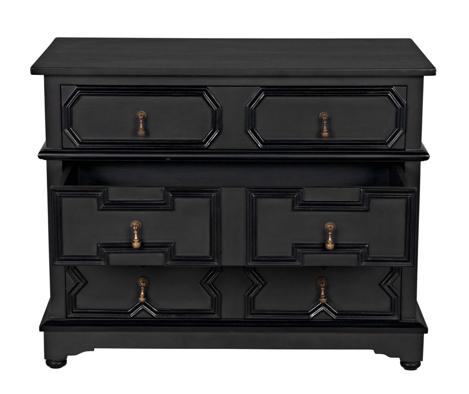 Watson Wood Black Dresser-Dressers-Noir-Sideboards and Things