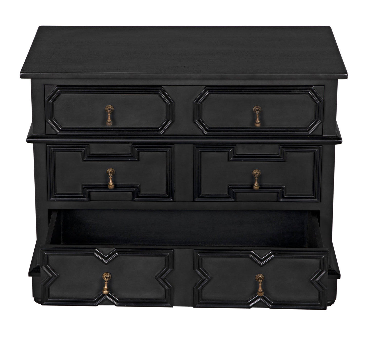 Watson Wood Black Dresser-Dressers-Noir-Sideboards and Things