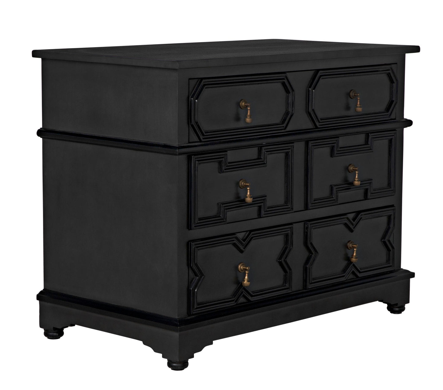 Watson Wood Black Dresser-Dressers-Noir-Sideboards and Things