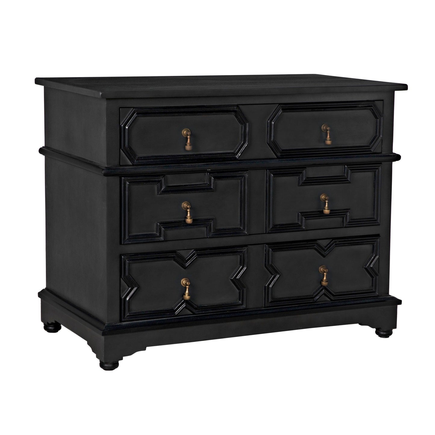 Watson Wood Black Dresser-Dressers-Noir-Sideboards and Things