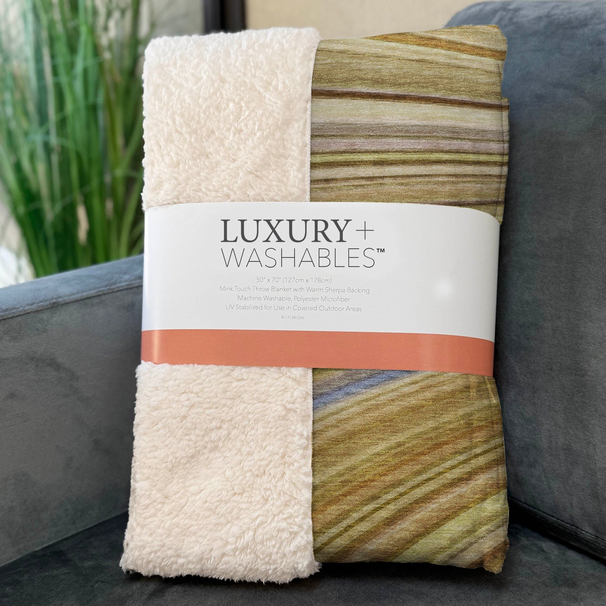 Addison Rugs Waves Brown Washable Indoor-Outdoor Rug