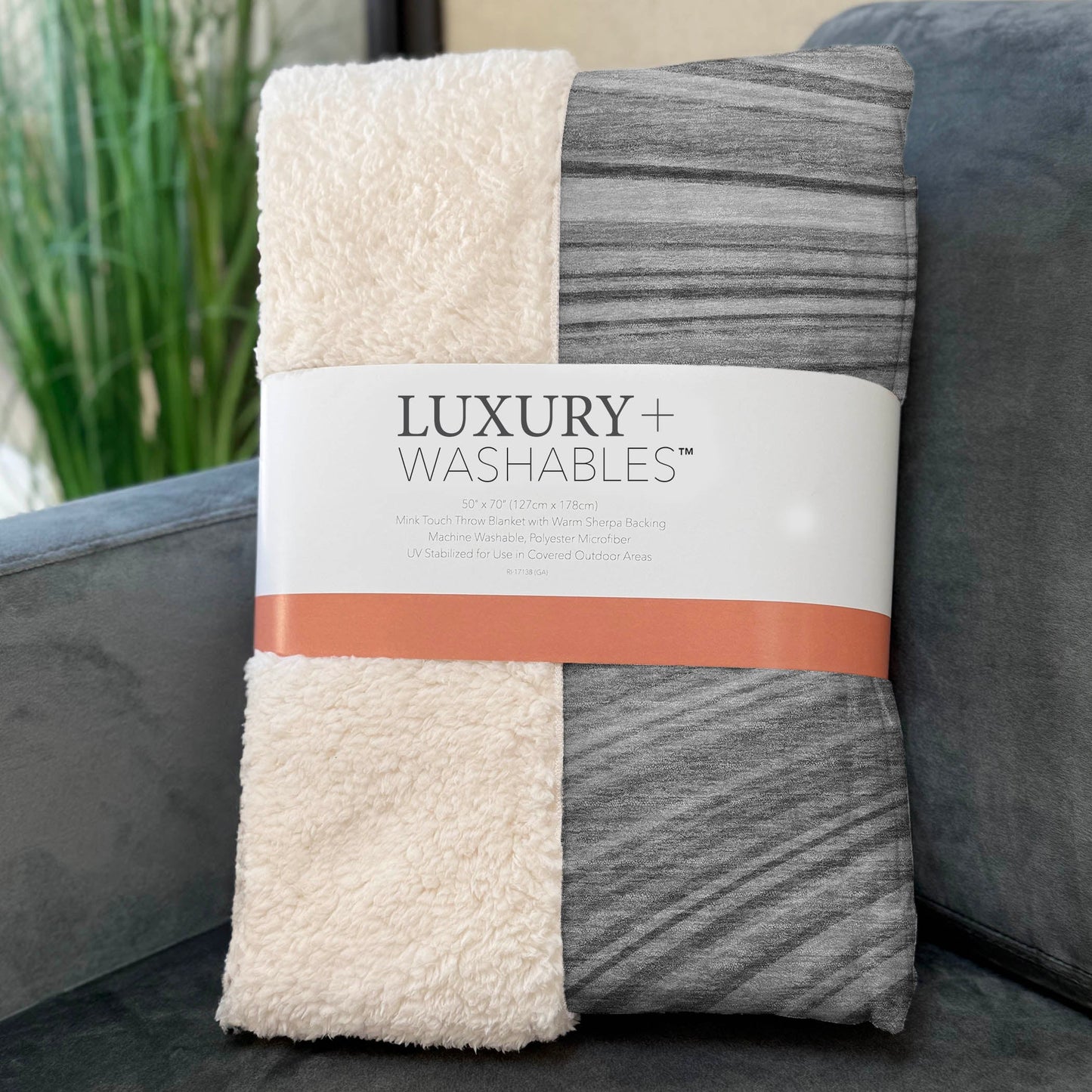 Addison Rugs Waves Grey Washable Indoor-Outdoor Rug
